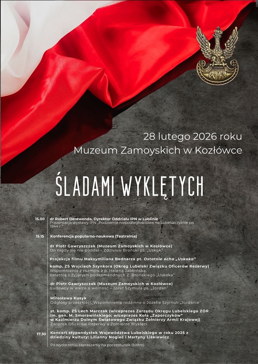 śladami wyklętych plakat